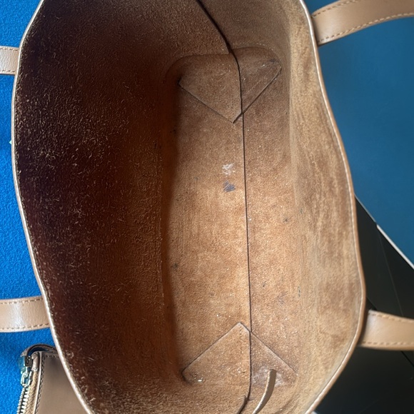 Teddy Blake GUC Small Alice Tote with wristlet Camel Color - Picture 15 of 15